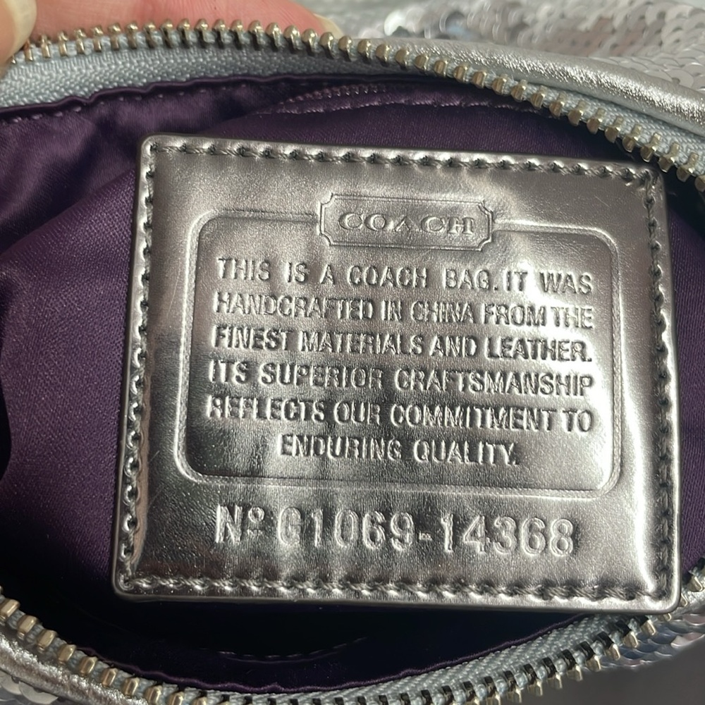 NWOT Coach Poppy ‘Occasion’ Sequin Shoulder Bag - Picture 11 of 11